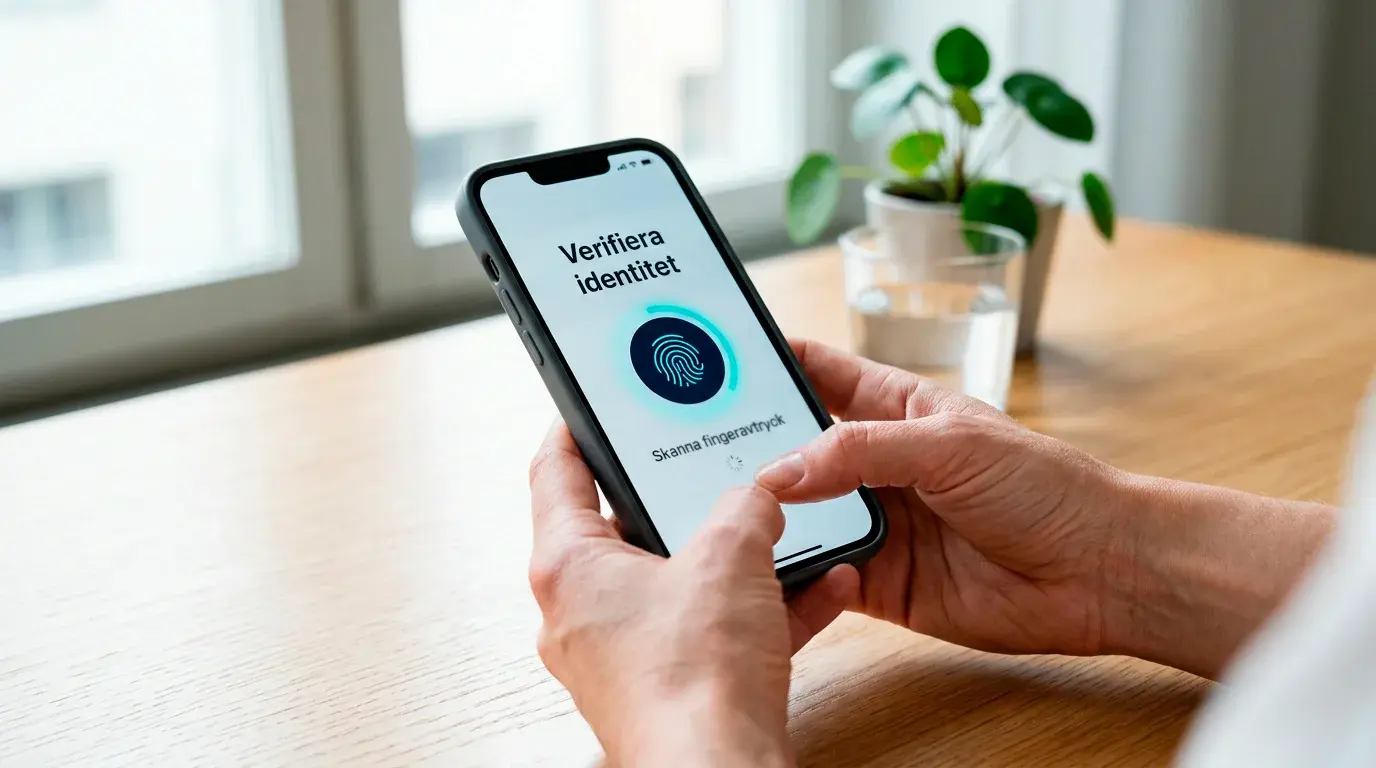 BankID-autentisering på mobil under Trustly-betalning